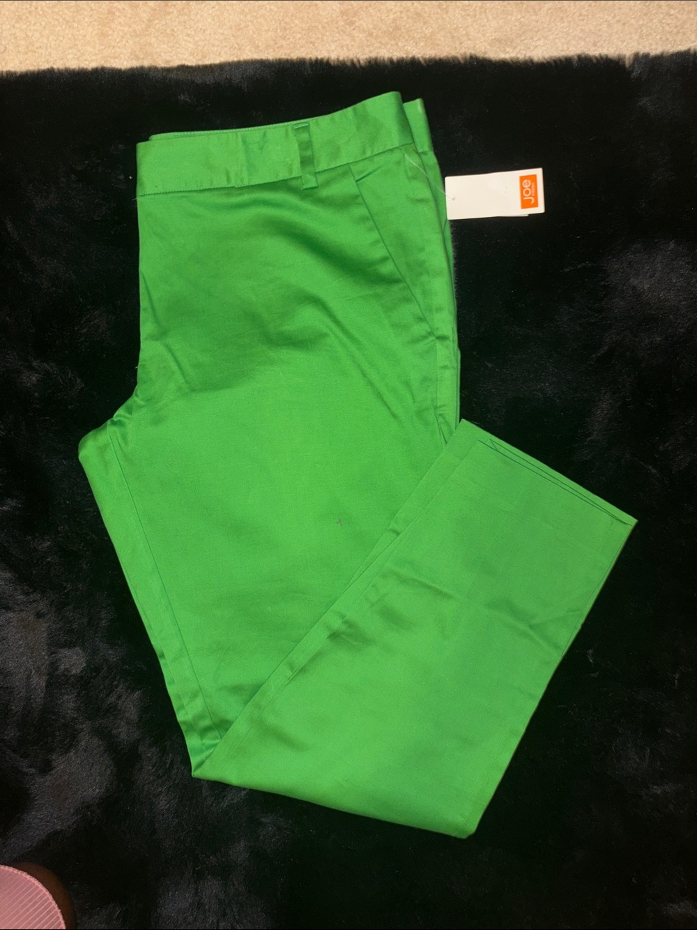 Joe Fresh Bright Green Cropped Pants